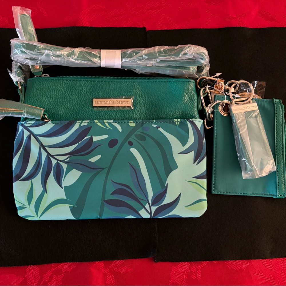 Samantha Brown blue/green crossbody